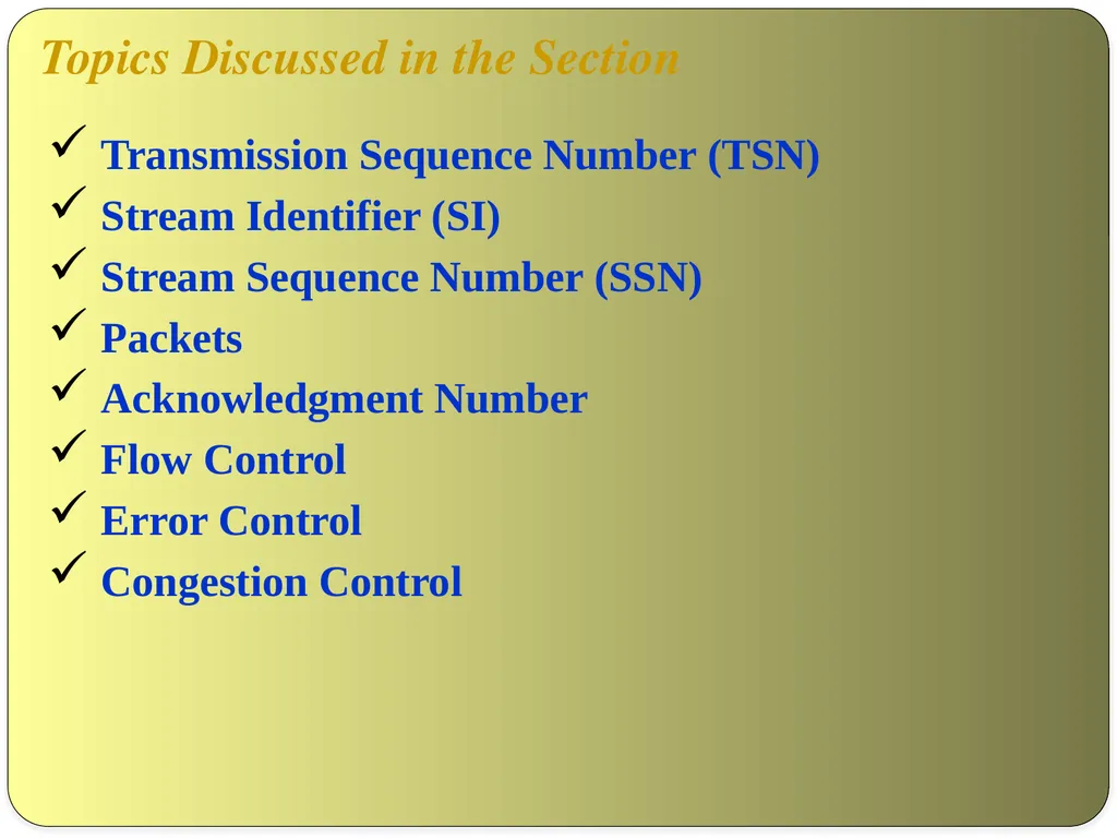 NAME OF THE SUBJECT : Advanced Computer Networks - slide 12 of 56