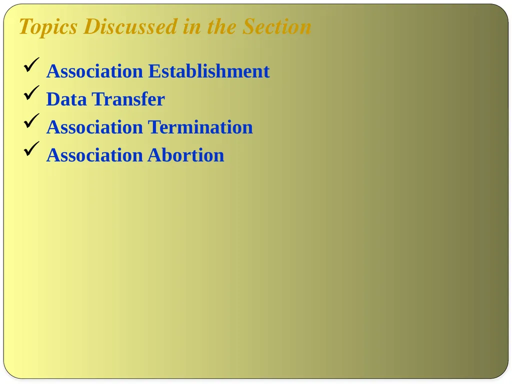 NAME OF THE SUBJECT : Advanced Computer Networks - slide 33 of 56