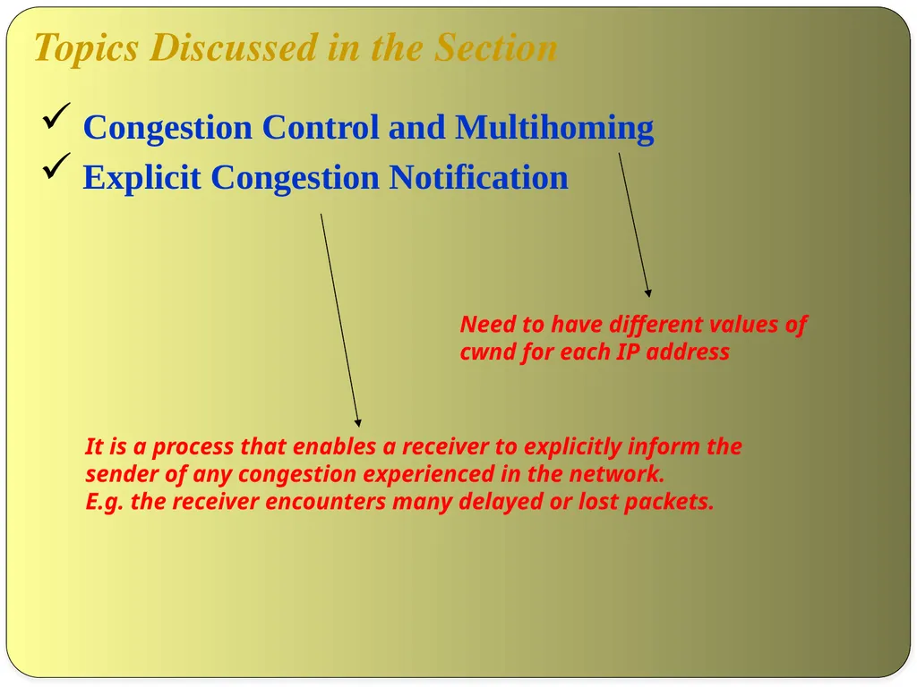 NAME OF THE SUBJECT : Advanced Computer Networks - slide 56 of 56