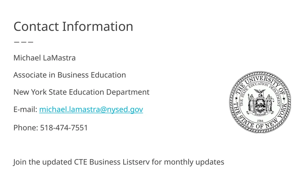 LIBTA State Update March 19, 2019 Agenda (see - slide 41 of 41