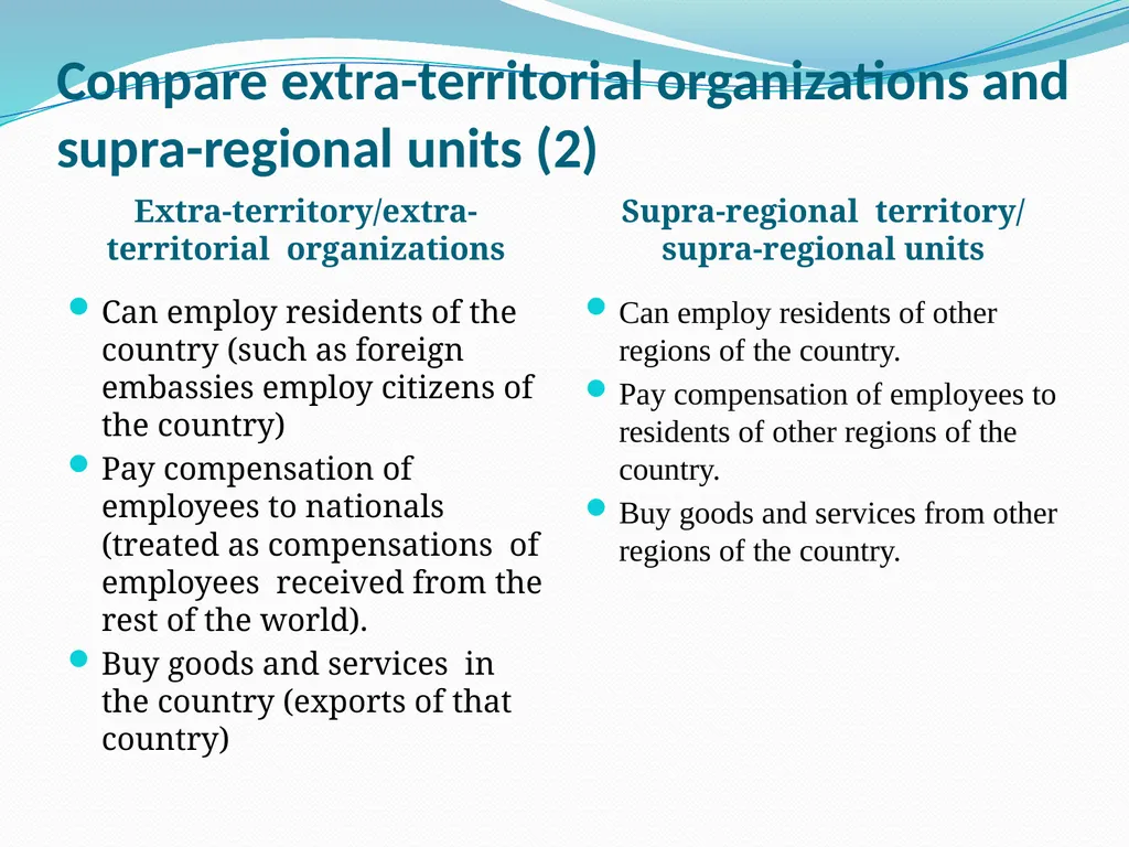 Regional accounts: an introduction Viet Vu - slide 9 of 38