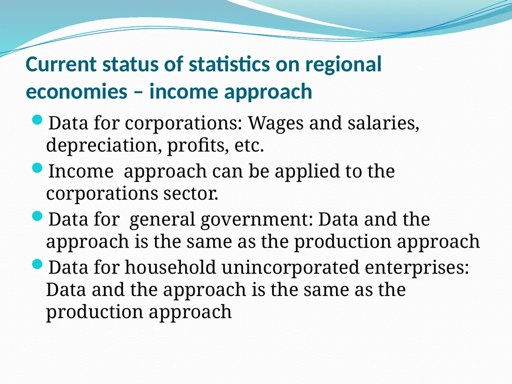 Regional accounts: an introduction Viet Vu - slide 26 of 38