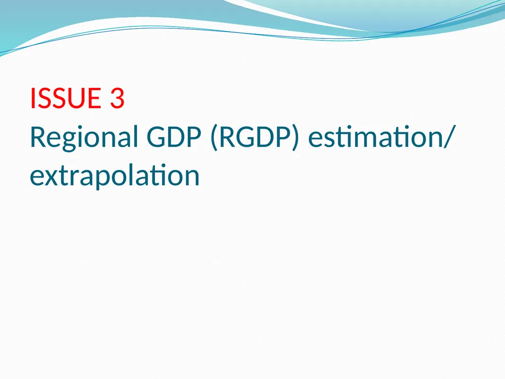 Regional accounts: an introduction Viet Vu - slide 18 of 38