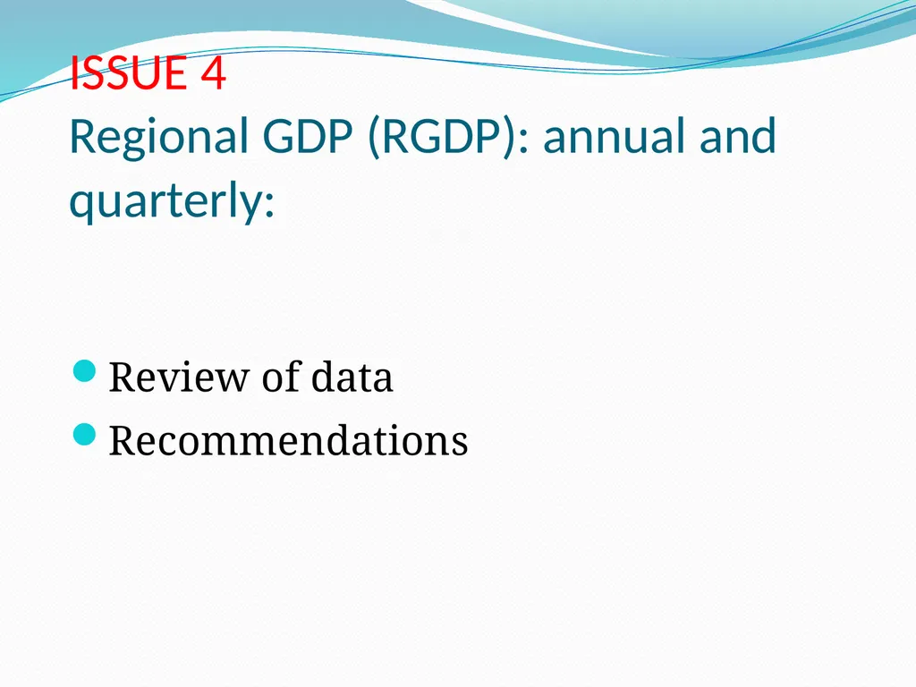 Regional accounts: an introduction Viet Vu - slide 24 of 38