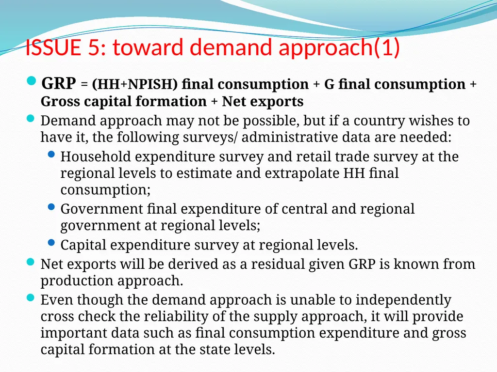Regional accounts: an introduction Viet Vu - slide 35 of 38