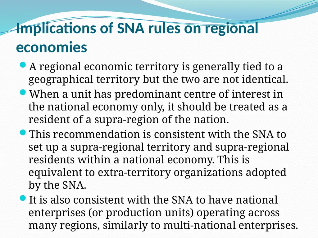 Regional accounts: an introduction Viet Vu - slide 10 of 38