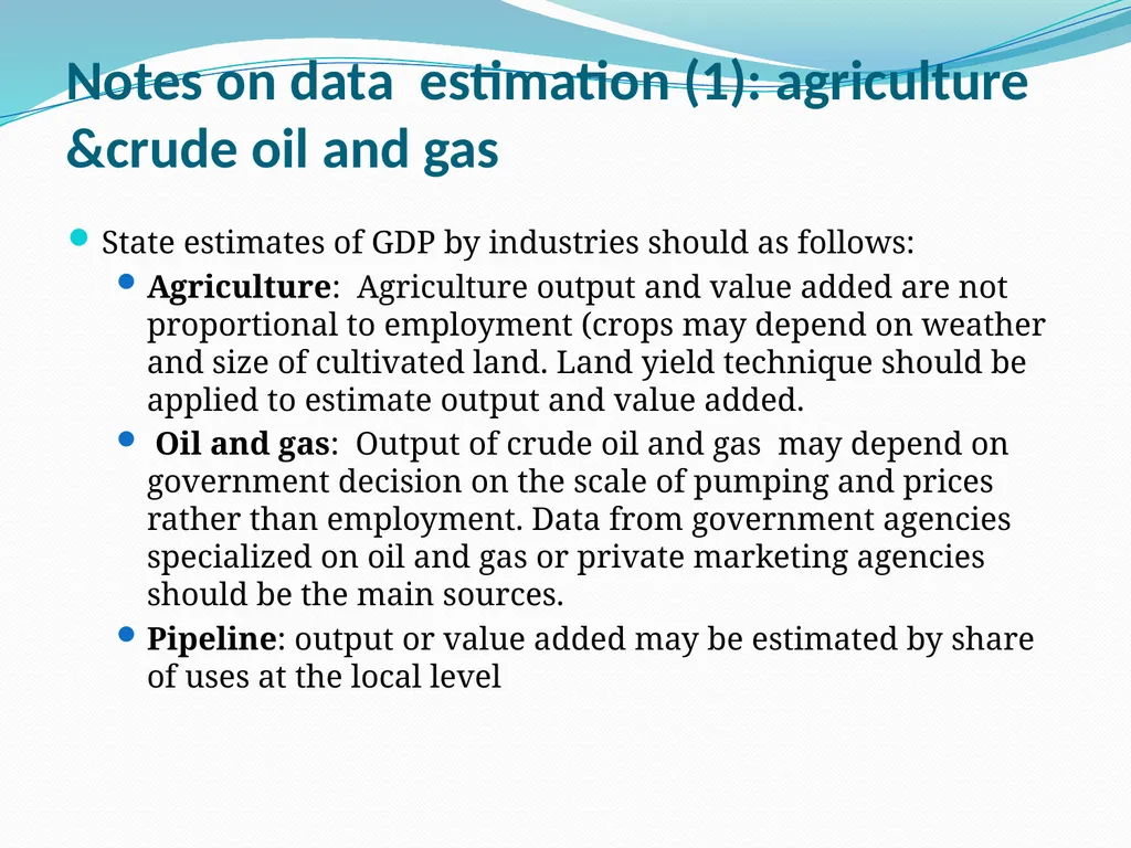 Regional accounts: an introduction Viet Vu - slide 28 of 38