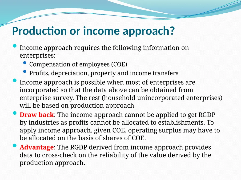 Regional accounts: an introduction Viet Vu - slide 20 of 38