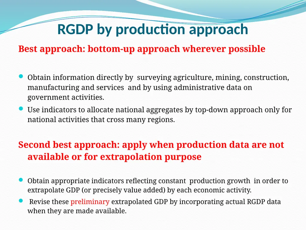 Regional accounts: an introduction Viet Vu - slide 21 of 38