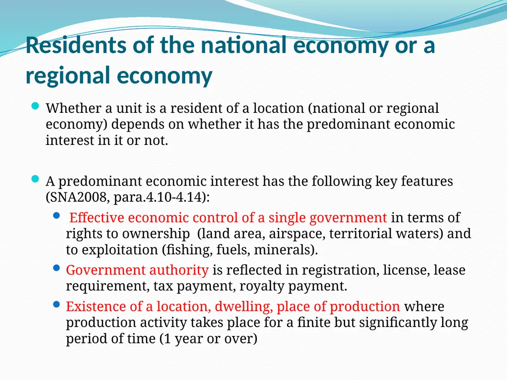 Regional accounts: an introduction Viet Vu - slide 6 of 38
