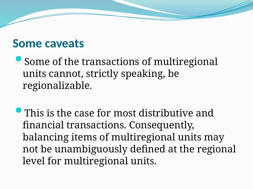 Regional accounts: an introduction Viet Vu - slide 17 of 38