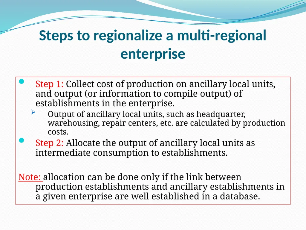 Regional accounts: an introduction Viet Vu - slide 14 of 38