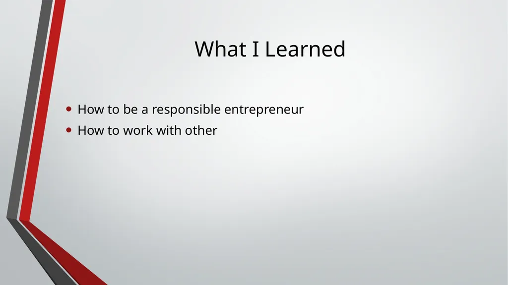 Self-Assessment Presentation Brandon Duvall - slide 8 of 10