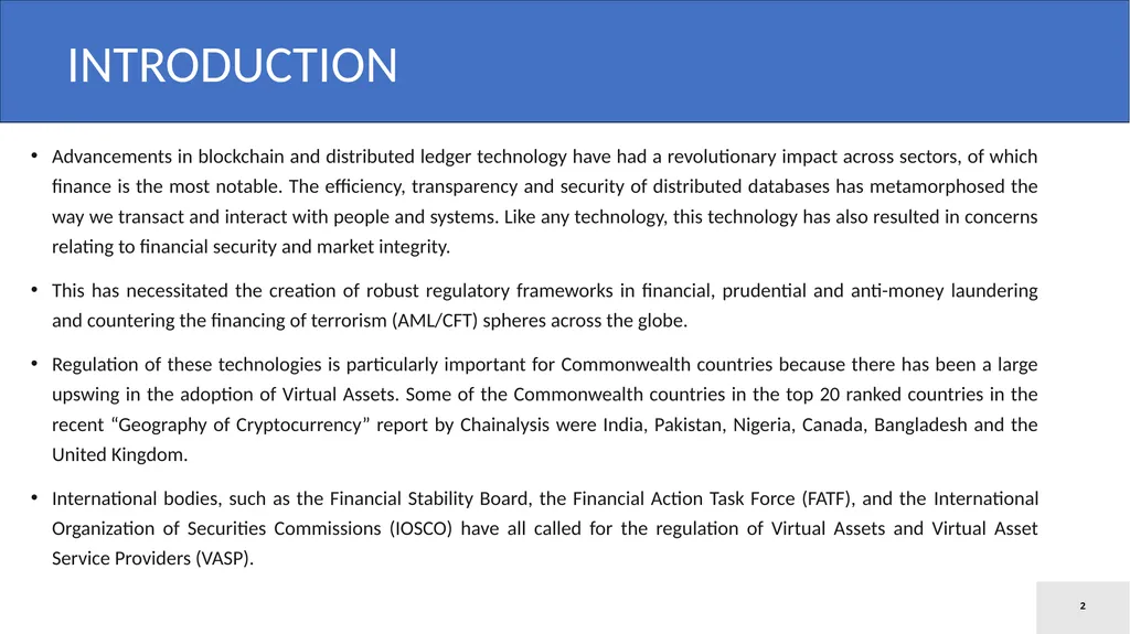 Model Law on Virtual Assets Law Ministers’ Meeting - slide 2 of 23
