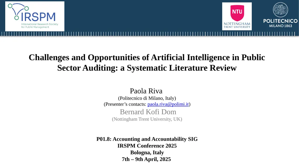 Challenges and Opportunities of Artificial - slide 1 of 15