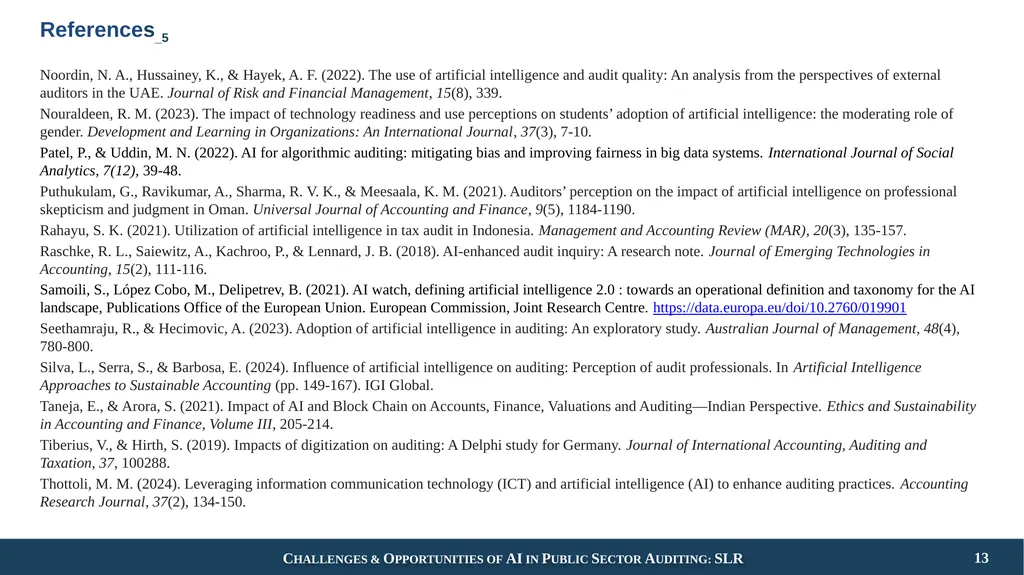 Challenges and Opportunities of Artificial - slide 13 of 15