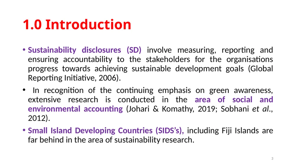 Sustainability Disclosure, Social and - slide 3 of 21
