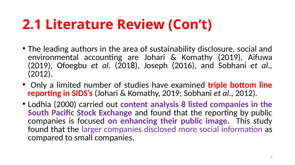Sustainability Disclosure, Social and - slide 9 of 21