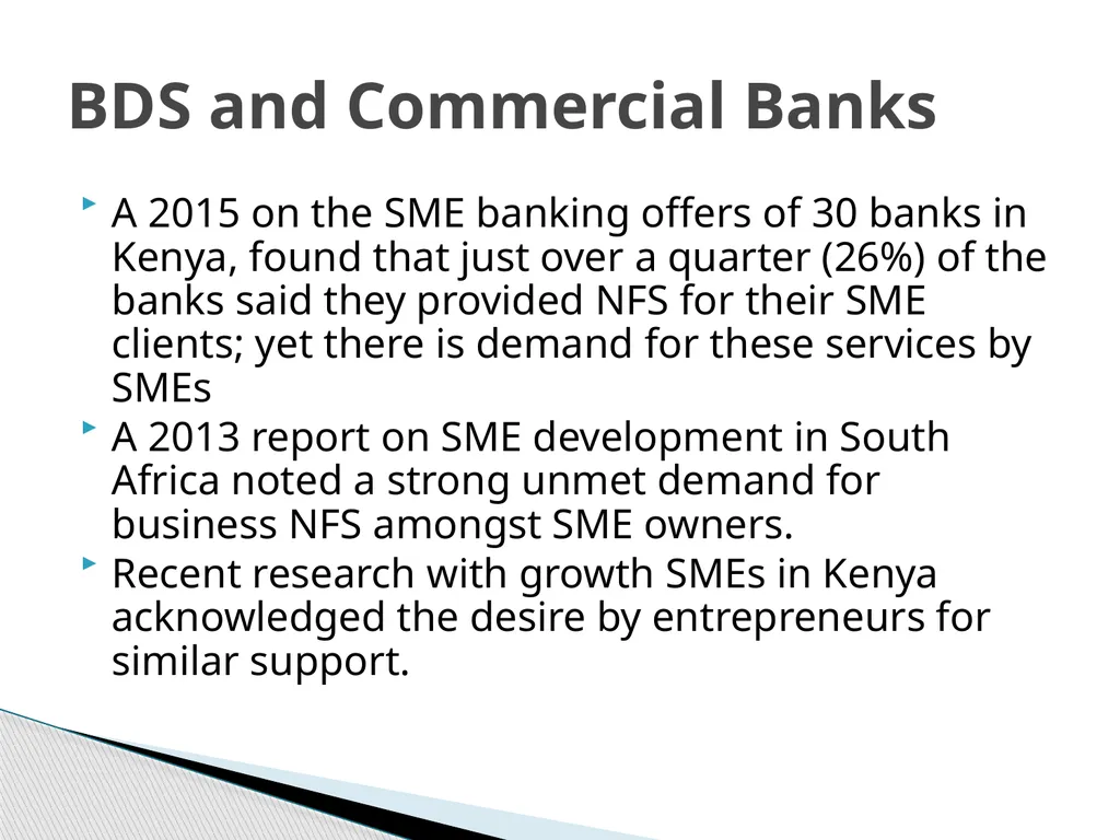 Enterprise development SMEs and export-led growth - slide 15 of 25