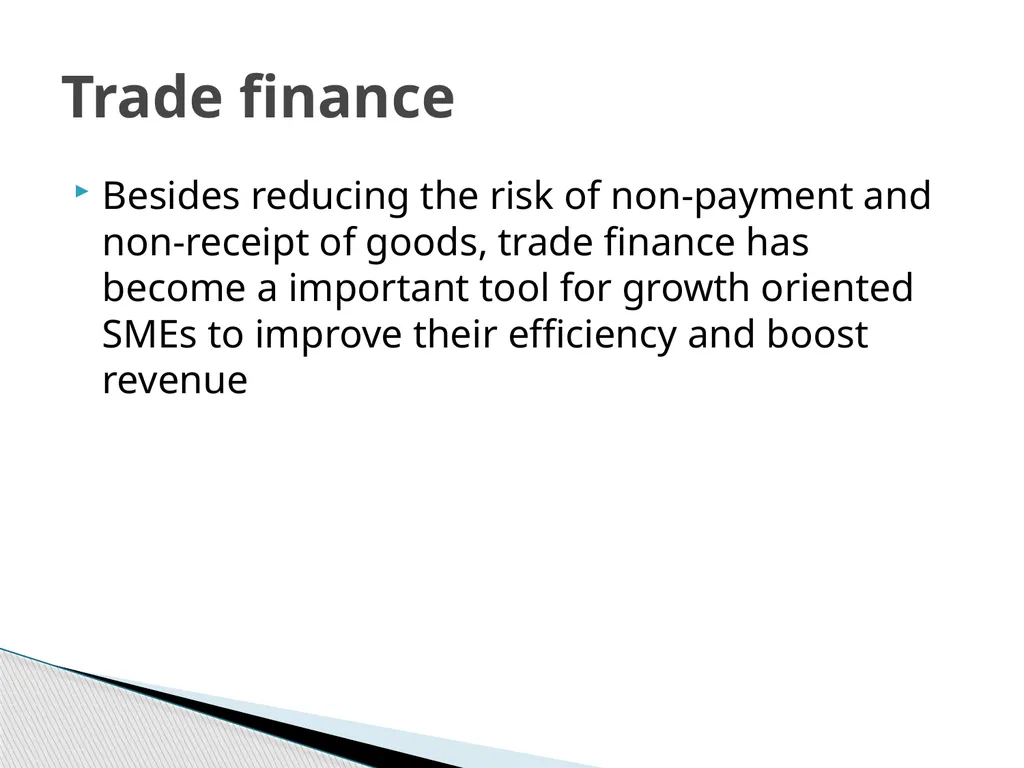 Enterprise development SMEs and export-led growth - slide 23 of 25