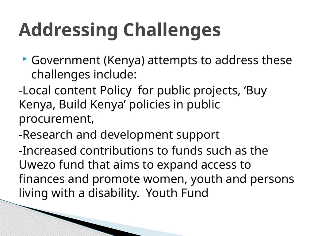 Enterprise development SMEs and export-led growth - slide 8 of 25