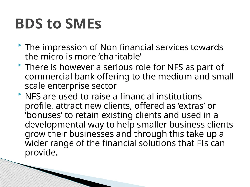 Enterprise development SMEs and export-led growth - slide 12 of 25