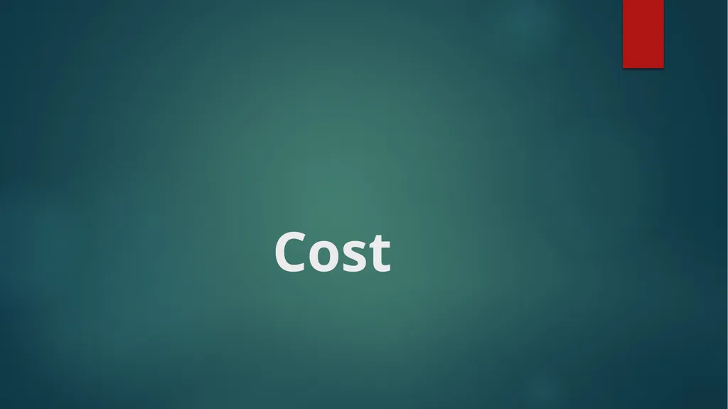 Cost Cost: A cost is an expenditure incurred by a
