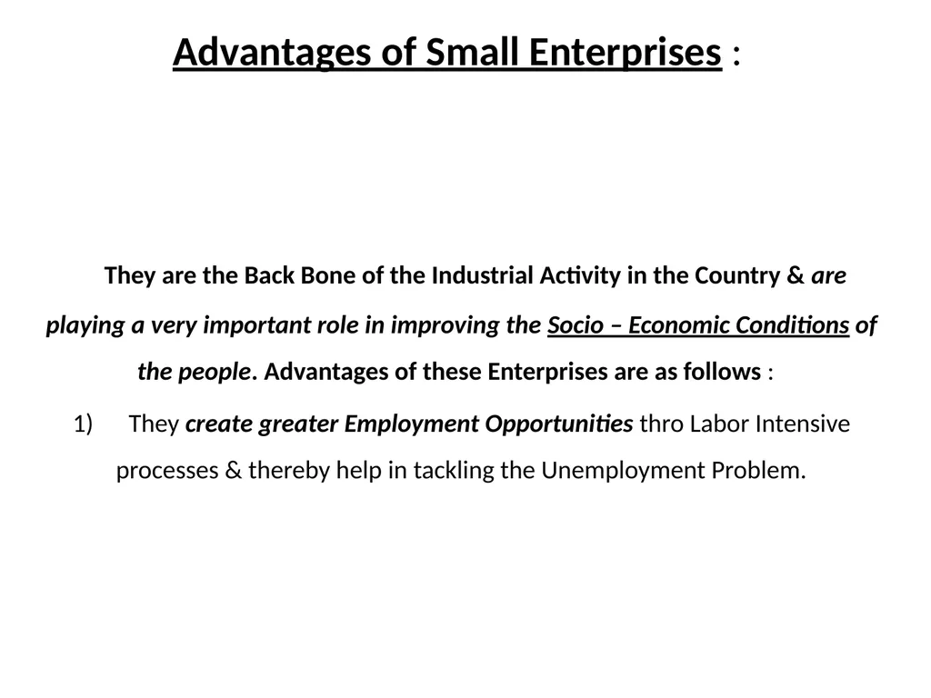 Small Scale Industries in India Prof. Alok Kumar - slide 12 of 38