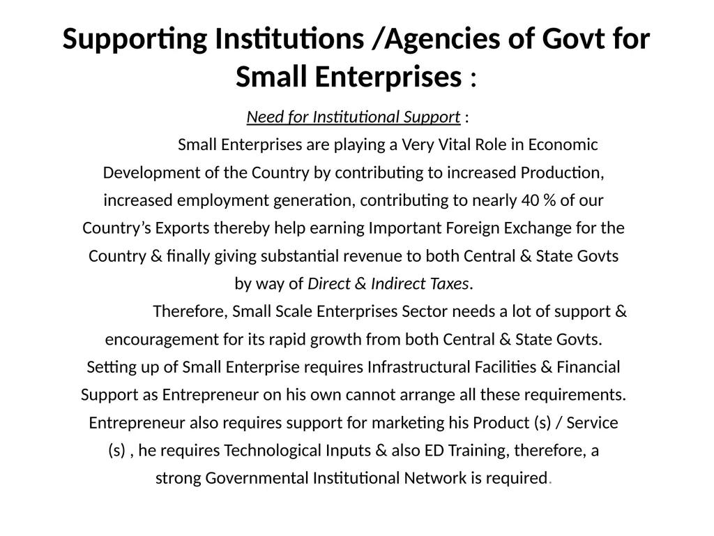 Small Scale Industries in India Prof. Alok Kumar - slide 28 of 38