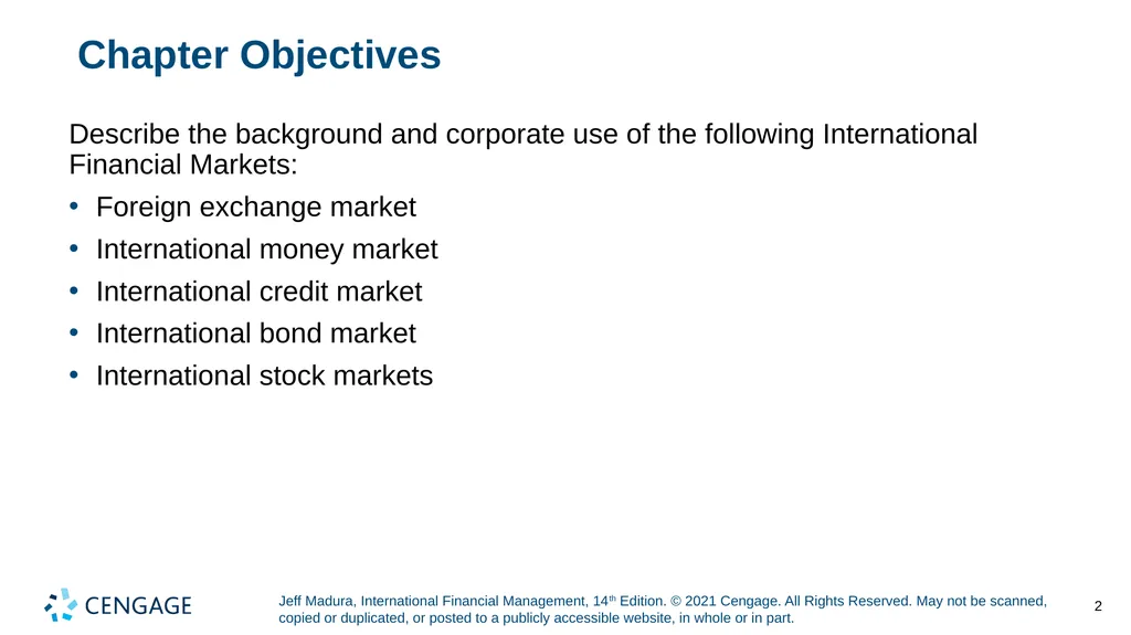 Chapter 3 International Financial Markets Jeff - slide 2 of 47
