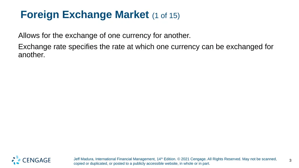 Chapter 3 International Financial Markets Jeff - slide 3 of 47