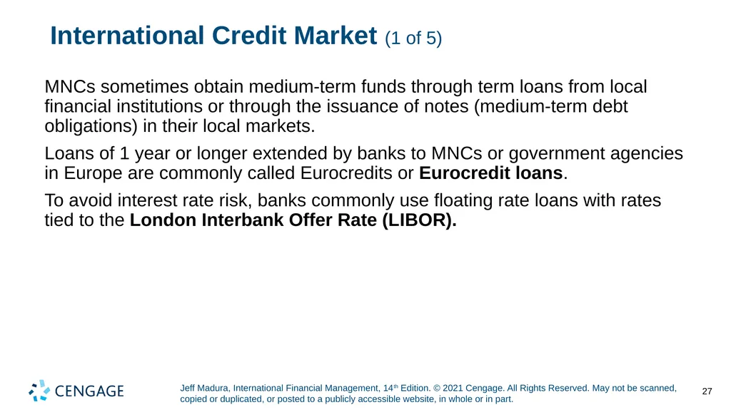 Chapter 3 International Financial Markets Jeff - slide 27 of 47