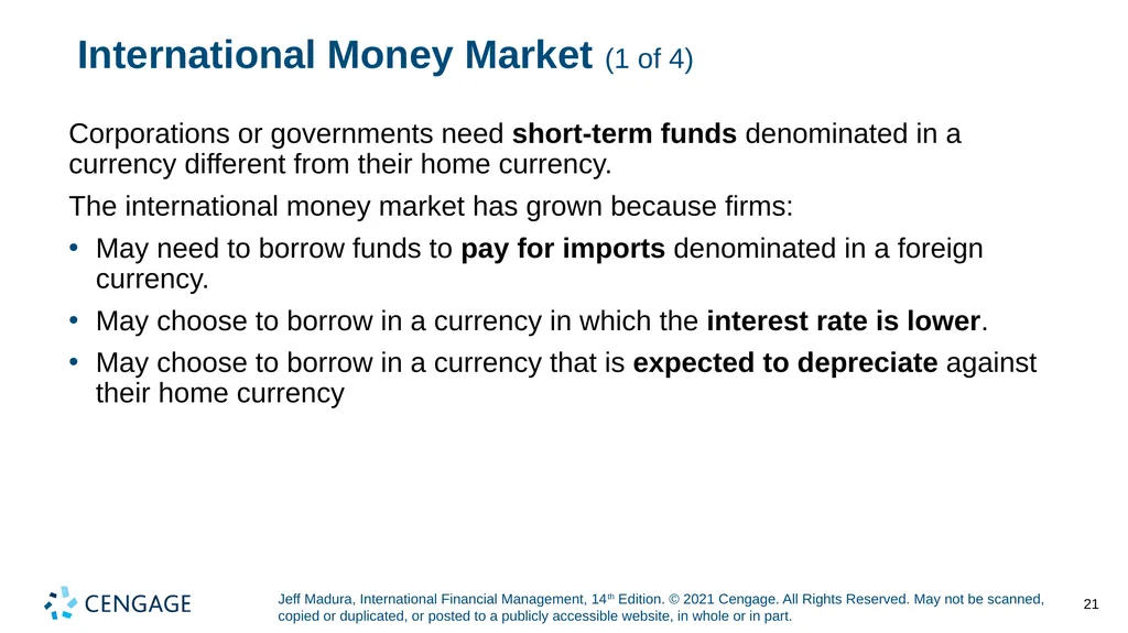 Chapter 3 International Financial Markets Jeff - slide 21 of 47