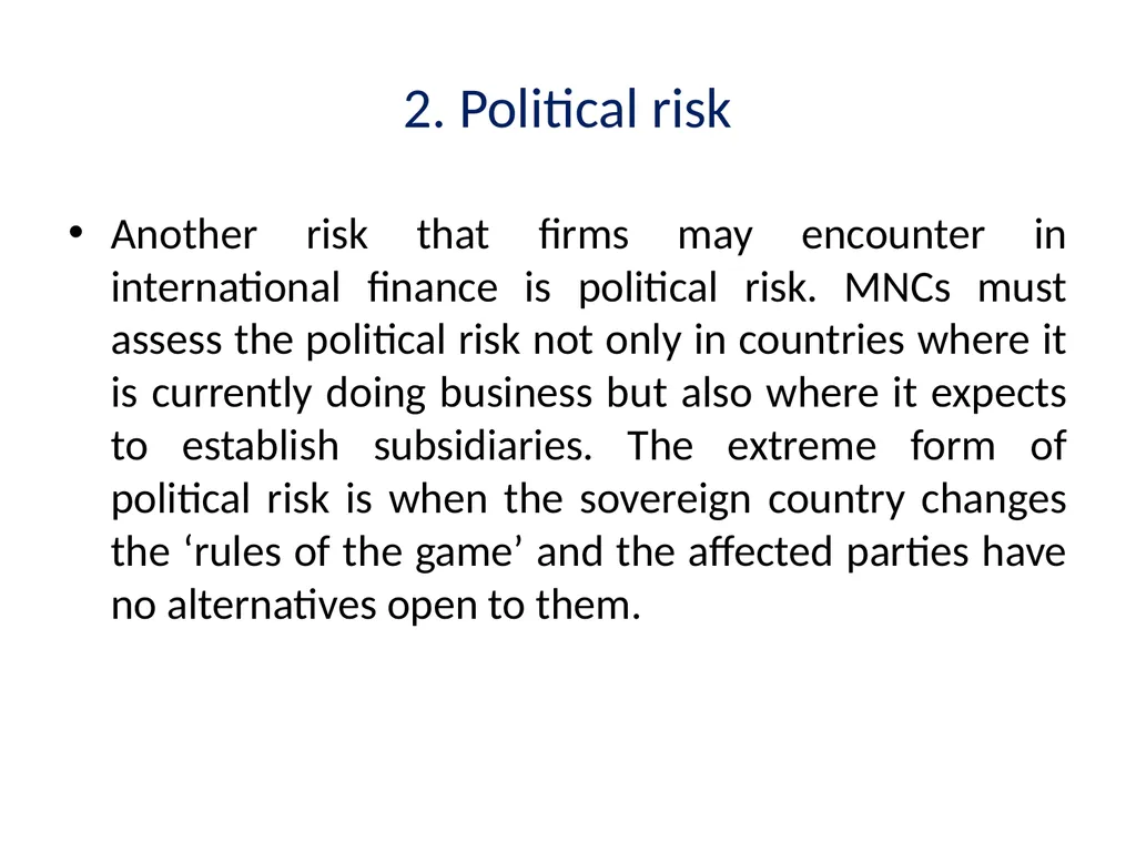 International Financial Management Dr. Pravin - slide 18 of 39