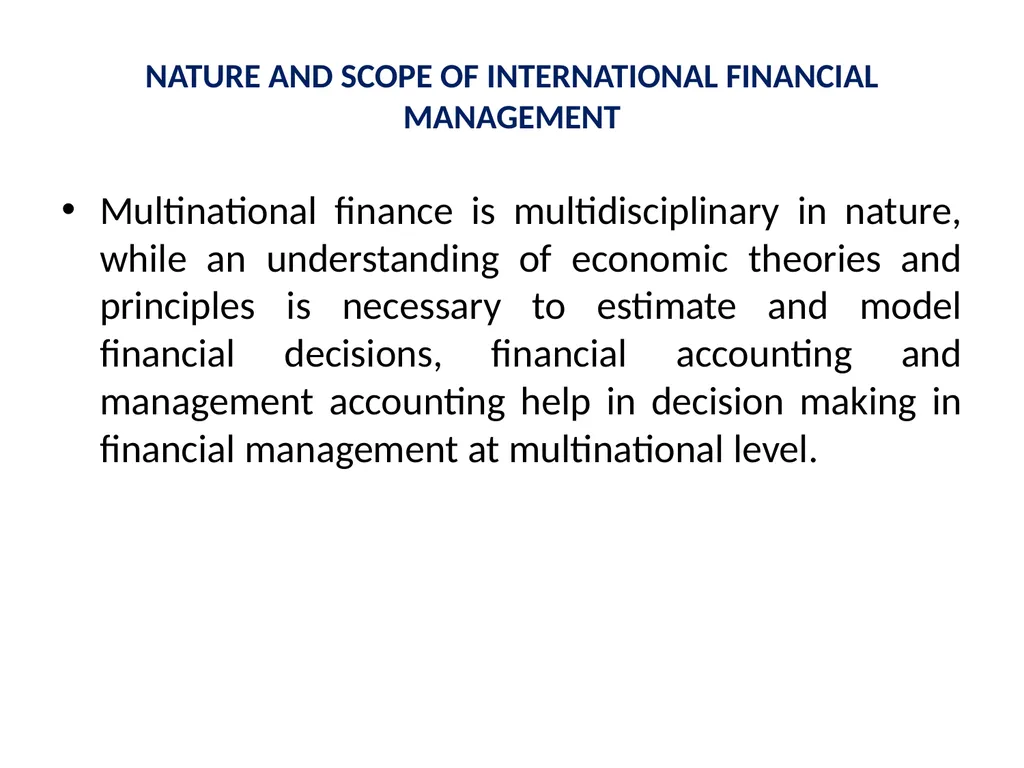International Financial Management Dr. Pravin - slide 26 of 39