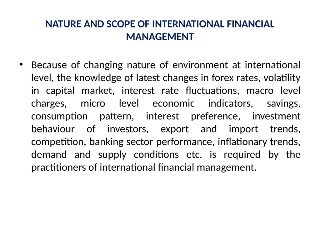 International Financial Management Dr. Pravin - slide 27 of 39