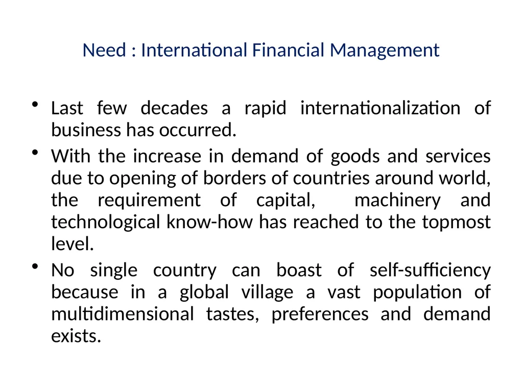 International Financial Management Dr. Pravin - slide 11 of 39