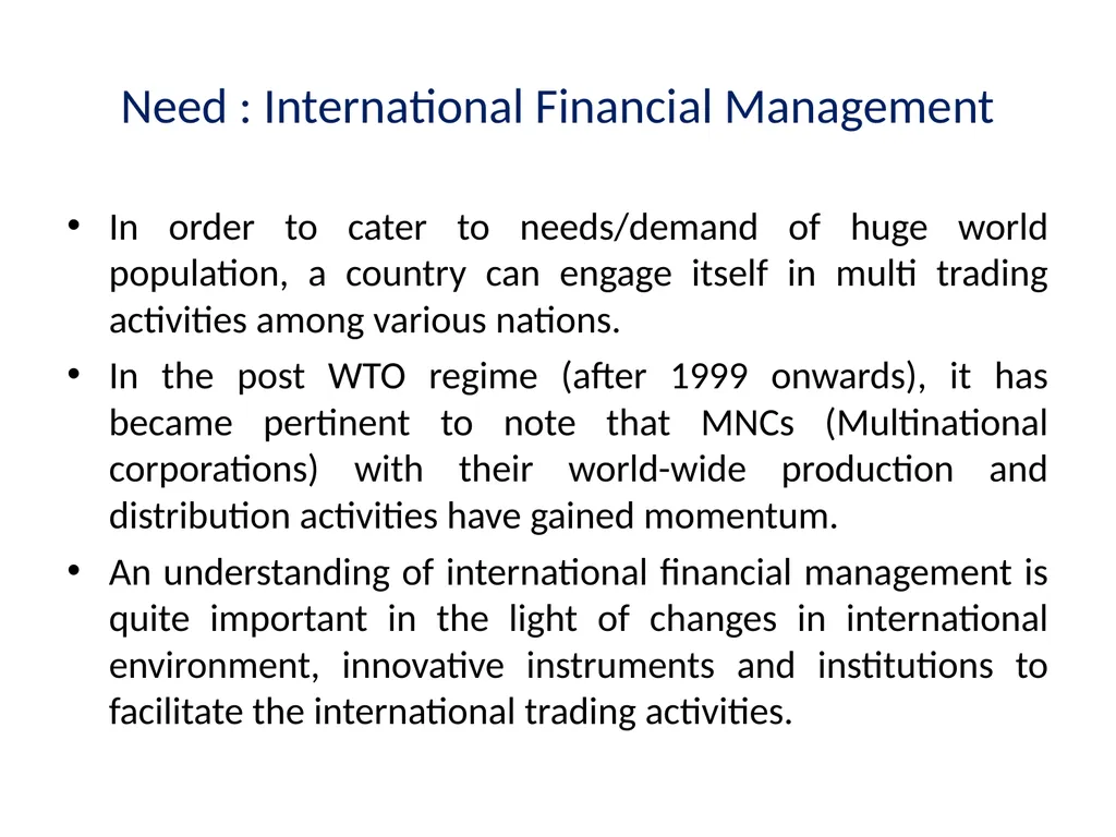 International Financial Management Dr. Pravin - slide 13 of 39