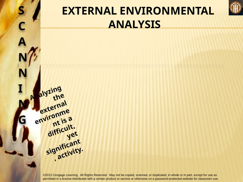 PART 1: STRATEGIC MANAGEMENT INPUTS CHAPTER 2 The - slide 22 of 67