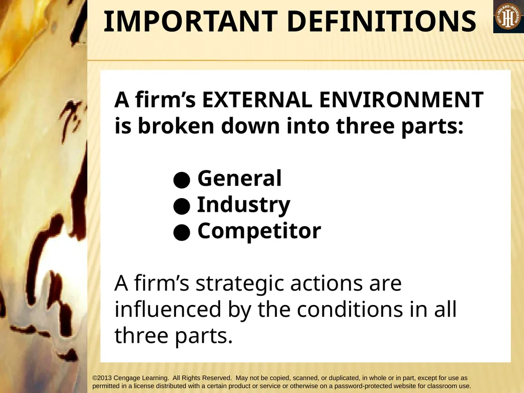PART 1: STRATEGIC MANAGEMENT INPUTS CHAPTER 2 The - slide 5 of 67
