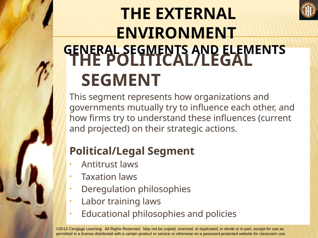 PART 1: STRATEGIC MANAGEMENT INPUTS CHAPTER 2 The - slide 15 of 67