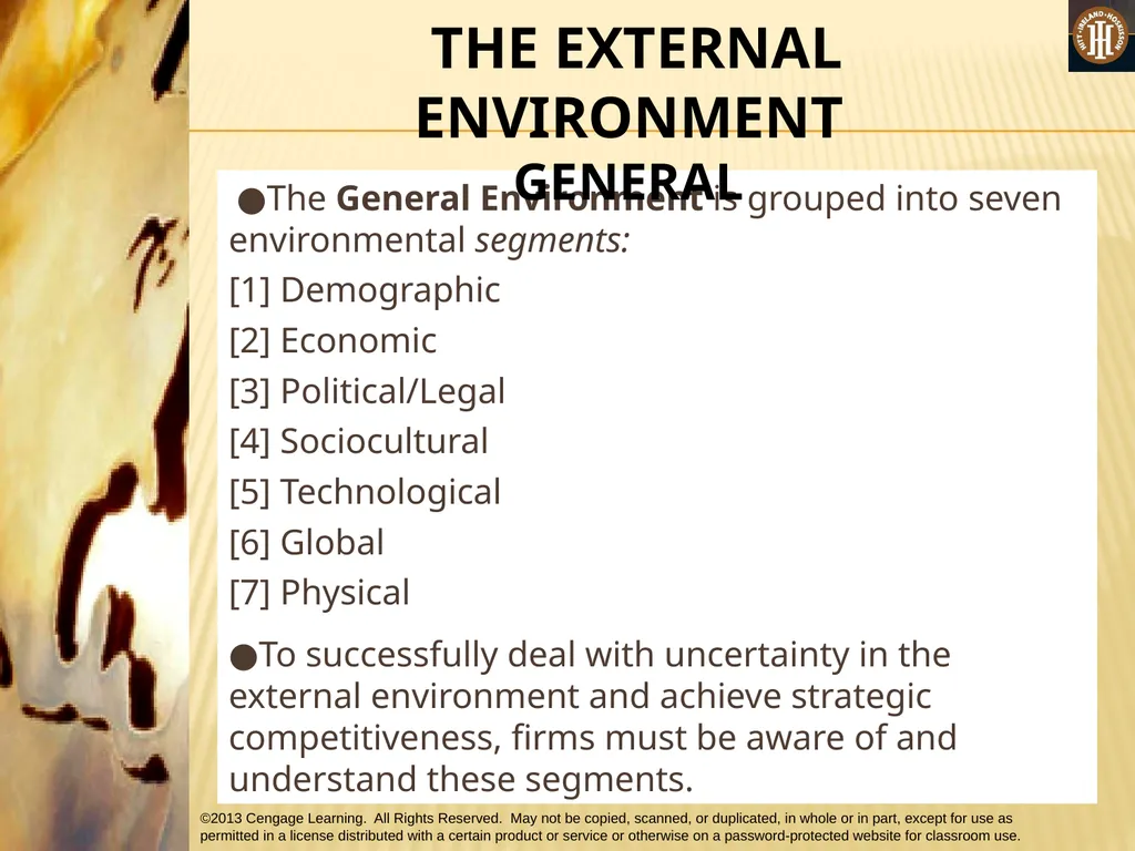 PART 1: STRATEGIC MANAGEMENT INPUTS CHAPTER 2 The - slide 11 of 67