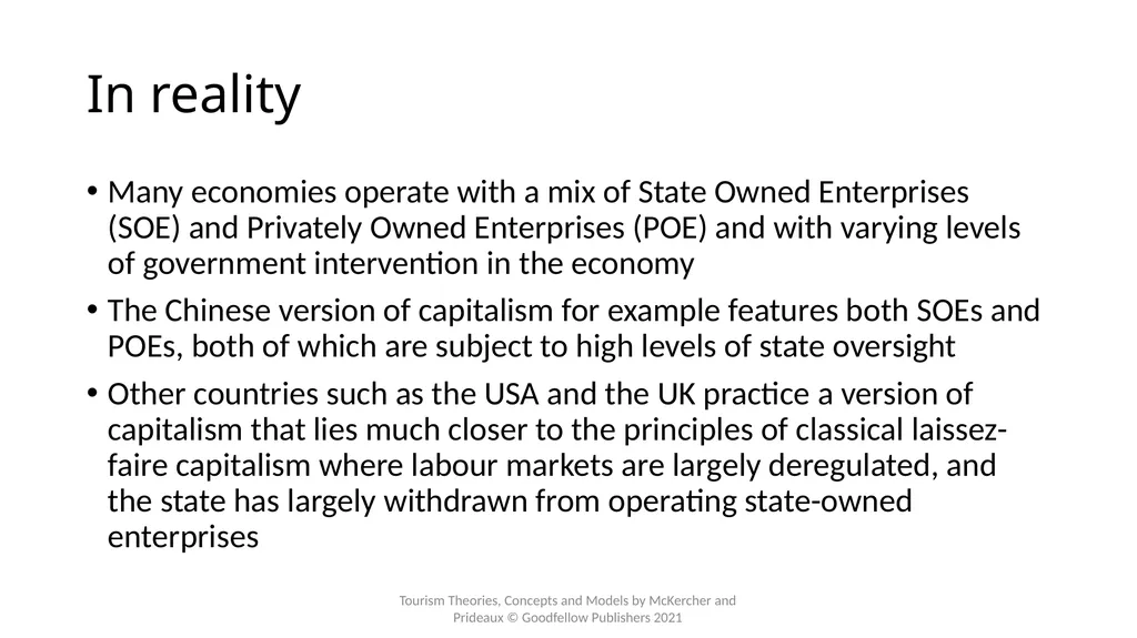 Chapter 7: The Political Economy of Tourism - slide 6 of 15
