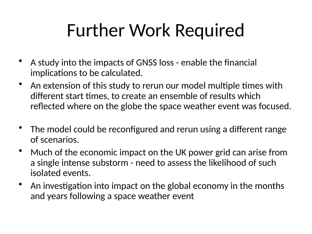 IPSP Space Weather Socio-Economic Study L5 in - slide 19 of 19