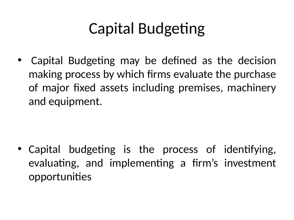 Multinational Capital Budgeting Capital Budgeting - slide 2 of 64