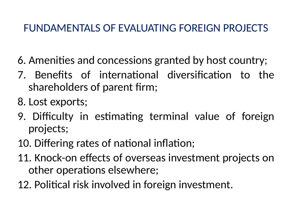 Multinational Capital Budgeting Capital Budgeting - slide 51 of 64