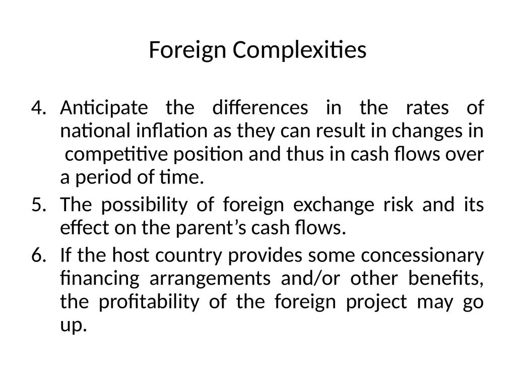 Multinational Capital Budgeting Capital Budgeting - slide 13 of 64