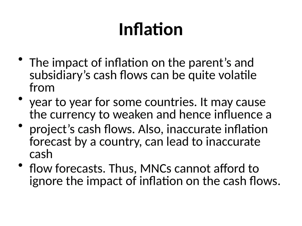 Multinational Capital Budgeting Capital Budgeting - slide 44 of 64