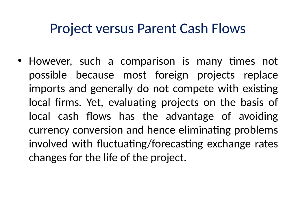 Multinational Capital Budgeting Capital Budgeting - slide 23 of 64