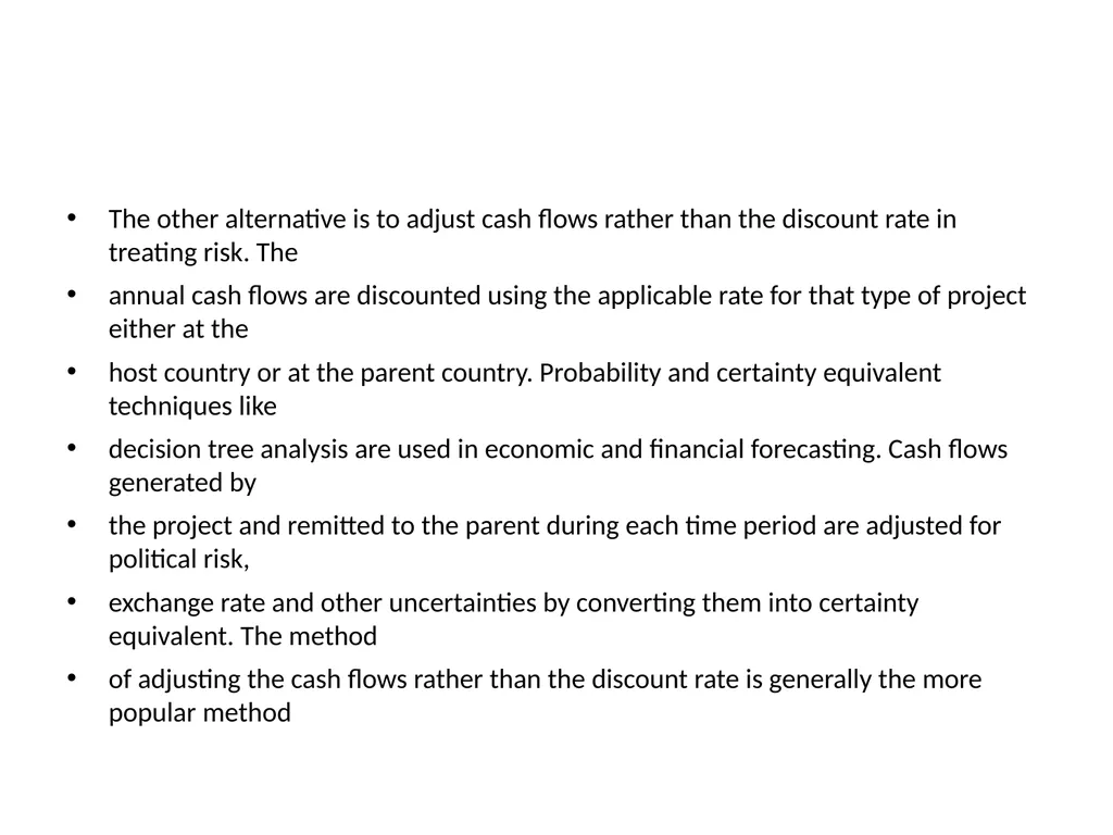 Multinational Capital Budgeting Capital Budgeting - slide 40 of 64